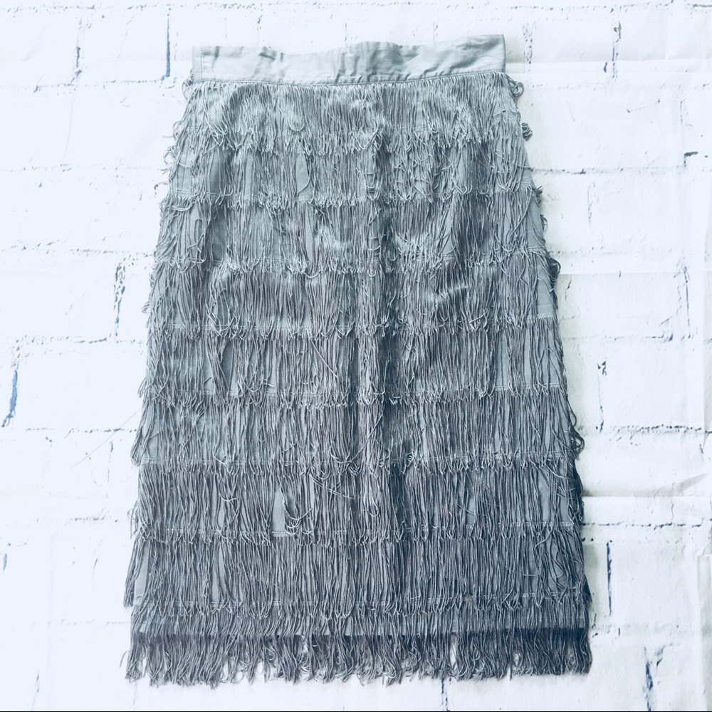 **SOLD***Shabby Apple Sparkle Fringe Skirt